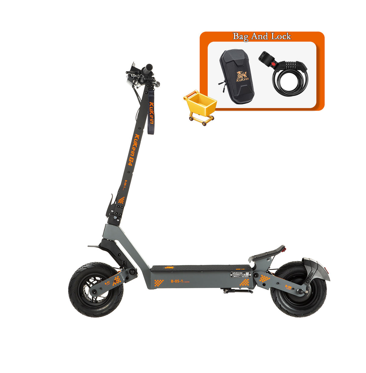 KUKIRIN G4 Electric Scooter for Adults – 2000W Motor, 60V 20Ah Battery, 75km Range, 11-Inch Tubeless Tyres, Dual Disc Brakes, Foldable E-Scooter