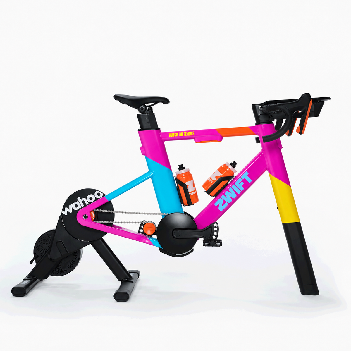 Zwift Ride with Wahoo KICKR CORE 2 Smart Trainer – Indoor Cycling Bundle with Virtual Shifting, WiFi & Race Mode