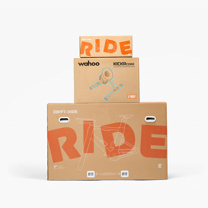Zwift Ride with Wahoo KICKR CORE 2 Smart Trainer – Indoor Cycling Bundle with Virtual Shifting, WiFi & Race Mode
